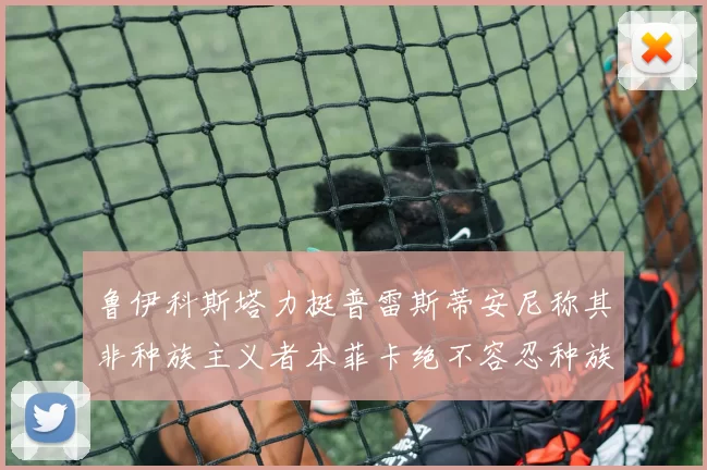鲁伊科斯塔力挺普雷斯蒂安尼称其非种族主义者本菲卡绝不容忍种族歧视